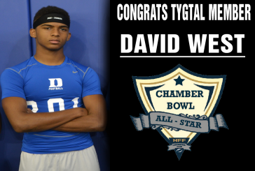 DAVID WEST | SELECTED TO THE  2014 CHAMBER BOWL SENIOR ALL-STAR GAME | DEC 20TH