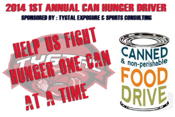 2014 1st ANNUAL CAN HUNGER DRIVE