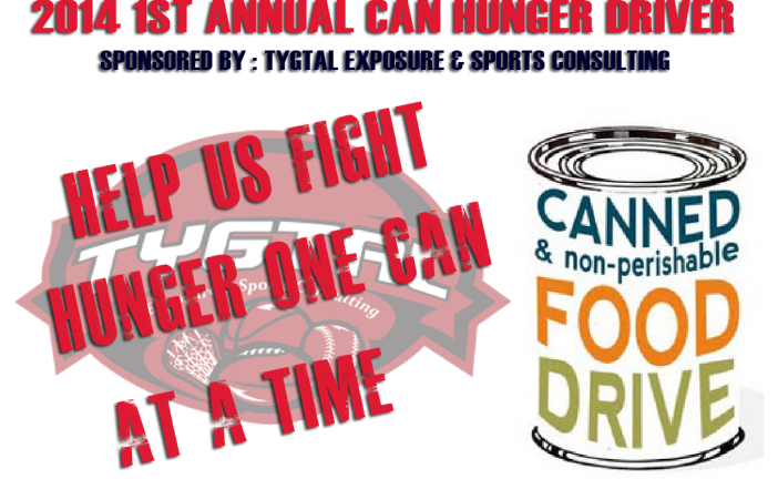 2014 1st ANNUAL CAN HUNGER DRIVE