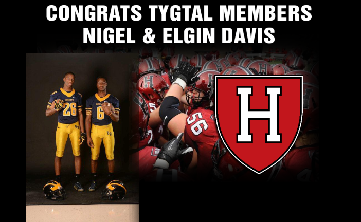 ELGIN & NIGEL DAVIS RECEIVE OFFICIAL OFFERS FROM HARVARD