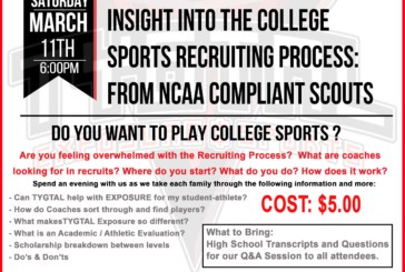 TYGTAL EXPOSURE: SPORTS RECRUITING SEMINAR @ Bradwell Institute – March 11th